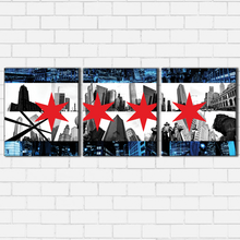 Load image into Gallery viewer, Chicago Flag Collage