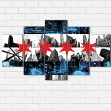 Load image into Gallery viewer, Chicago Flag Collage