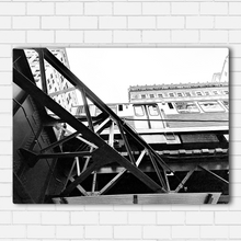 Load image into Gallery viewer, L Train Black and White