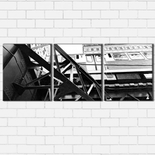 Load image into Gallery viewer, L Train Black and White